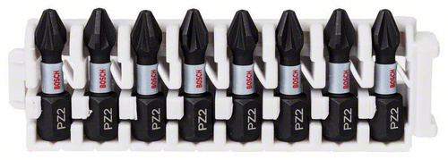 Zestaw bitów Impact Control, 8 szt., 8 x PZ2 Bosch 2608522325