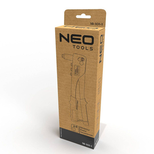 Nitownica do nitów stalowych i aluminiowych Neo Tools 18-101-1