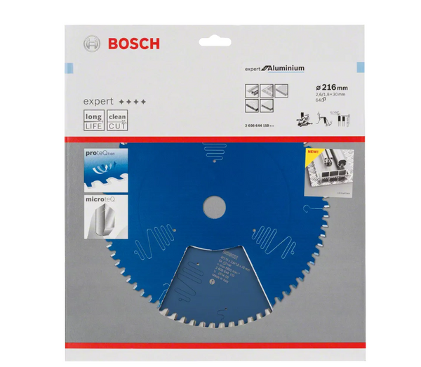 Tarcza pilarska Expert for Aluminium 216x30 Bosch 2608644110