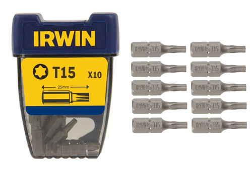 Zestaw 10 szt. bitów TX15 Irwin 10504352