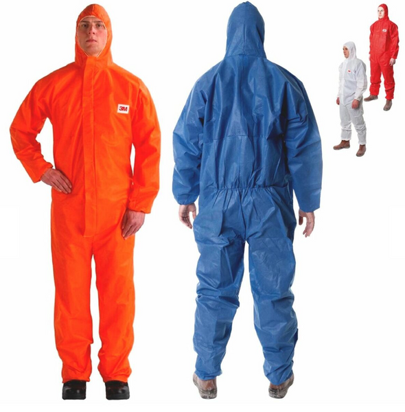 Kombinezon ochronny 3M 4515 kategoria III, pomarańczowy typ 5/6 rozmiar XL