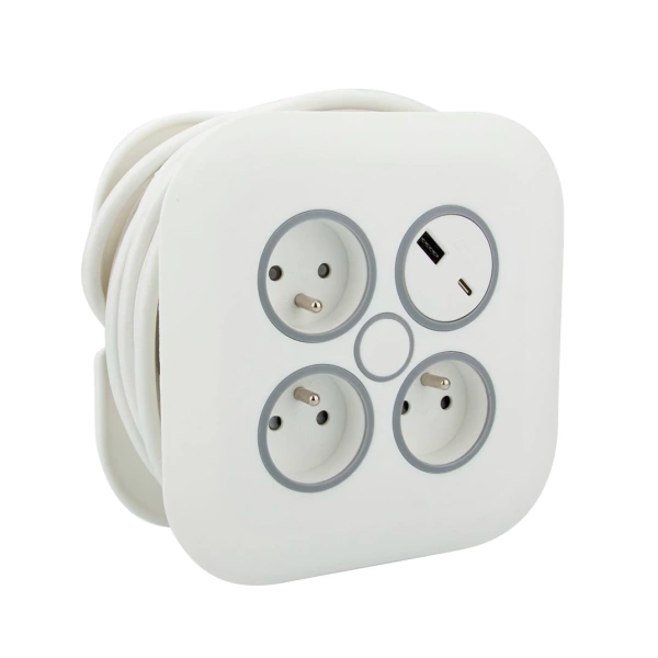 Przedłużacz zwijany 10 m Plastrol W-72021