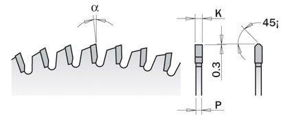 Piła hw d=160 f=20 z=56 cmt 296.160.56h