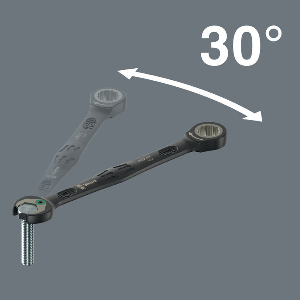 Zestaw kluczy płasko-oczkowych Wera Joker 6000 Black Edition 05020017001