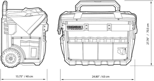 Torba na kółkach ToughBuilt TB-CT-61-22
