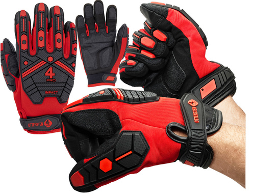 Rękawice robocze ochronne 4PRO IMPACT L 4PROSL1015/L/9