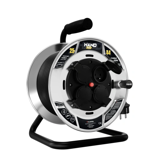 Przedłużacz bębnowy Plastrol PB-HEAVY/S/25M/3X2,5/H05RR-F HAND W-00913