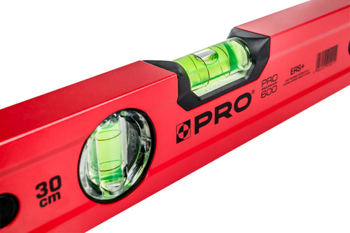 Poziomica czerwona 30 cm seria 600, PRO A1-030