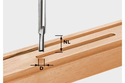 Frez do wpustów S8 HW D8/30 Festool 491647