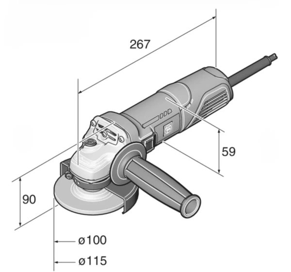 Szlifierka kątowa Fein CG 7-125 (72250460000)