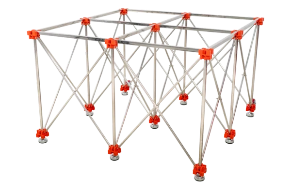 Składany stół roboczy 120 x 120 cm Rubi 28918