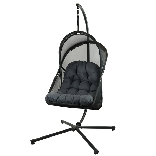 Fotel wiszący Belivio MORENO Black