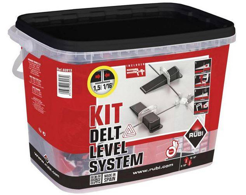 Zestaw 3-12mm 1,5mm Rubi Delta Level System 03914