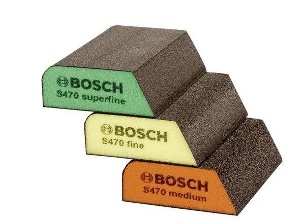 3-częściowy zestaw gąbek szlifierskich 69 x 97 x 26 mm 2608621252 Bosch