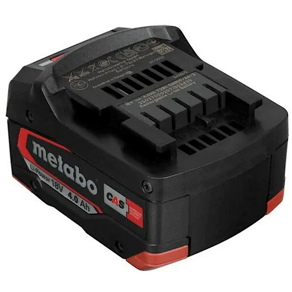 Zestaw zasilający Metabo 685050000 (2x akumulator LiPOWER 18 V / 4,0 Ah Ładowarka ASC 55)