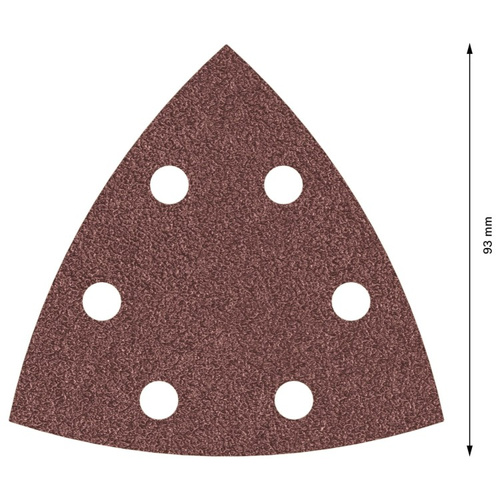 Zestaw 5 szt. papierów ściernych Bosch PRO F460, 93mm P40 2608621684