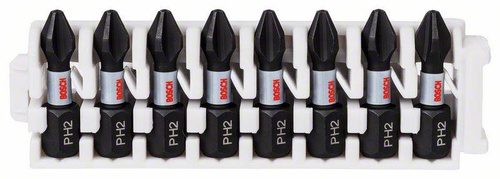 Zestaw bitów Impact Control, 8 szt., 8 x PH2 Bosch 2608522324