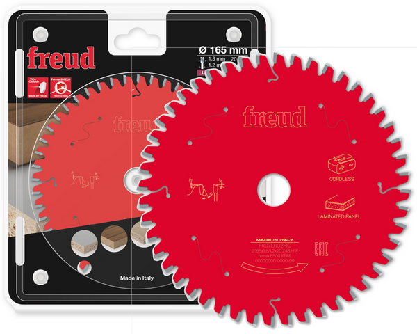Tarcza do paneli laminowanych 165x1.8/1.2x20 mm Z48 Freud FR07L002HC