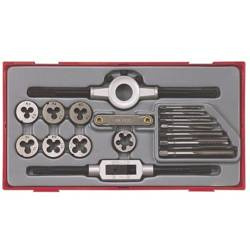 Zestaw gwintowników i narzynek Teng Tools TTTD17 - komplet 17 elementów