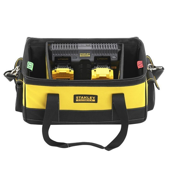 Torba narzędziowa z 2 portami do ładowania Stanley Fatmax FMCB100B-QW