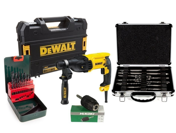 Młotowiertarka DeWalt D25133K +zestaw osprzętu