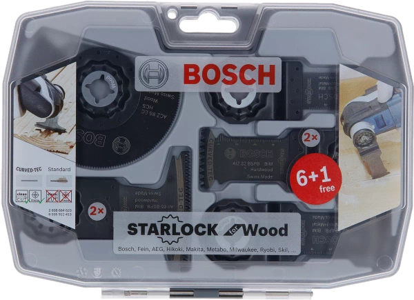 Zestaw brzeszczotów do drewna Bosch 2608664623 do narzędzi wielofunkcyjnych z mocowaniem Starlock
