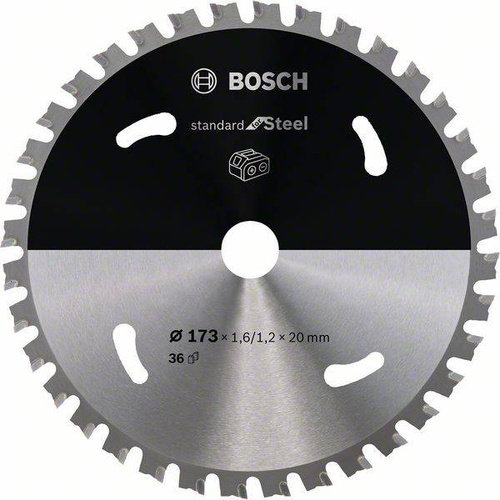 Ostrze do piły tarczowej bezprzewodowej Standard for Steel 173 x 1,6 / 1,1 x 20 T36 Bosch 2608837750