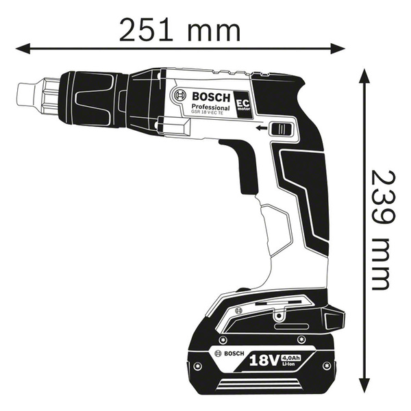 Wkrętarka do GK Bosch GSR 18V-EC TE