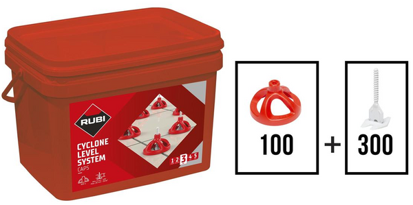 Zestaw CYCLONE 1,5 mm (300+100) 35964 RUBI