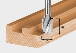 Frez spiralny HW Spi D4/10 Festool 490977