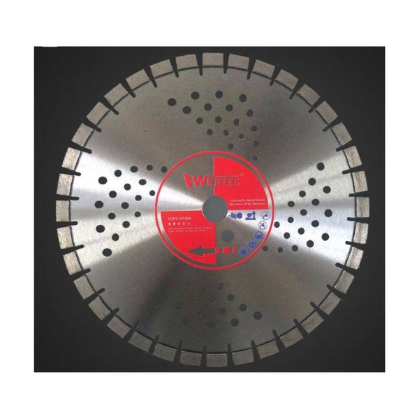 Tarcza diamentowa Topcut 300X12X25,4 Premium Wertec