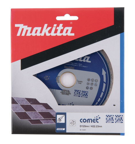 Tarcza tnąca do betonu, diamentowa Makita Comet 125 x 22,23 mm B-13091