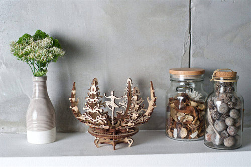 Mechaniczny kwiat - pozytywka UGEARS 70019