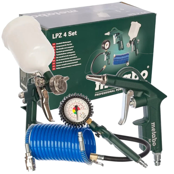 Zestaw narzędzi pneumatycznych Metabo LPZ 4 Set 601585000