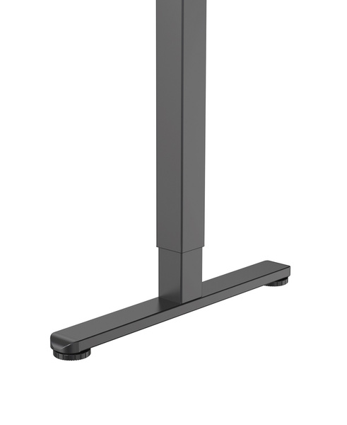 Biurko elektryczne 140x60 cm Zyonix FLUX Black Carbon