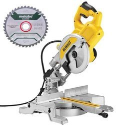 Ukośnica DeWalt DWS777 + tarcza tnąca Metabo