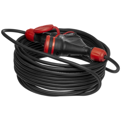 Przedłużacz trzygniazdowy budowlany KEL PS-X3/54/30M/3X2,5/H05RR-F 30 m W-98971