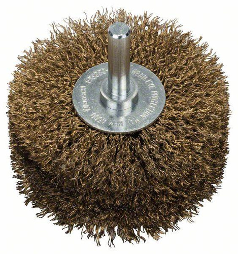 Szczotka tarczowa z drutu falistego 80 × 0,2 mm mosiądzowana Bosch 2608622130