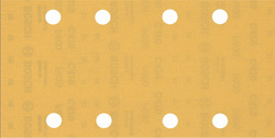 EXPERT C470 Papier ścierny z 8 otworami do szlifierek oscylacyjnych 93 x 186 mm, G 400, 50 szt.