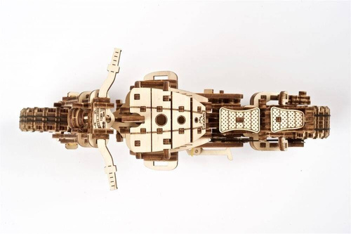 Motocykl Scrambler UGR-10 z bocznym wózkiem UGEARS 70137