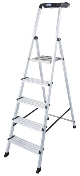 Drabina wolnostojąca SECURY 5 stopni 126535 KRAUSE