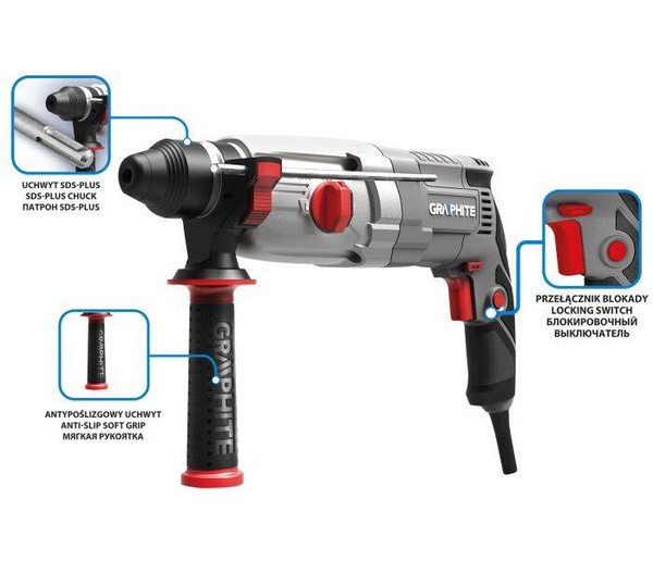 Młotowiertarka Graphite 58G538