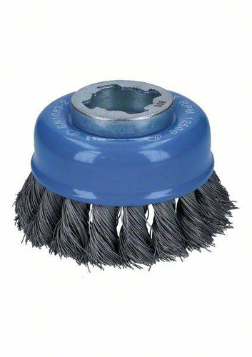 Szczotka garnkowa z systemem X-LOCK, pleciona, 75, stalowa Bosch 2608620726