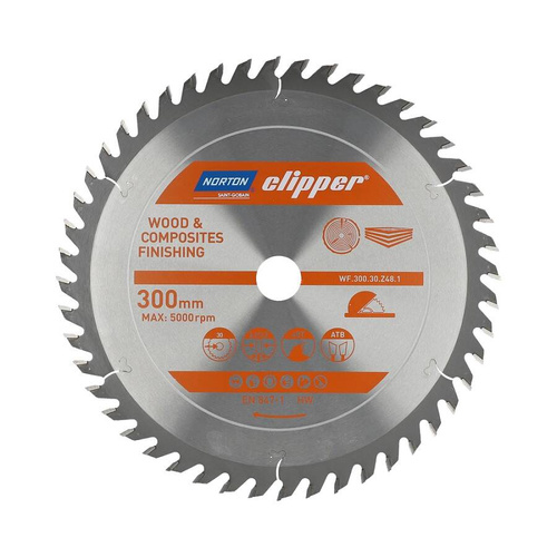 Tarcza do drewna Norton Clipper 300x3.2/2.2x30 Z48