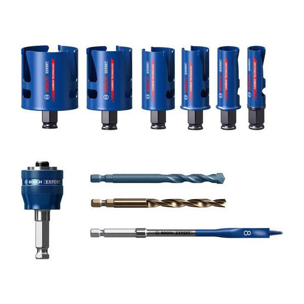 Zestaw otwornic Bosch EXPERT Construction Material 10 szt.