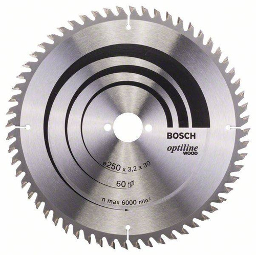 Tarcza pilarska Optiline Wood 250x30 Bosch 2608640665