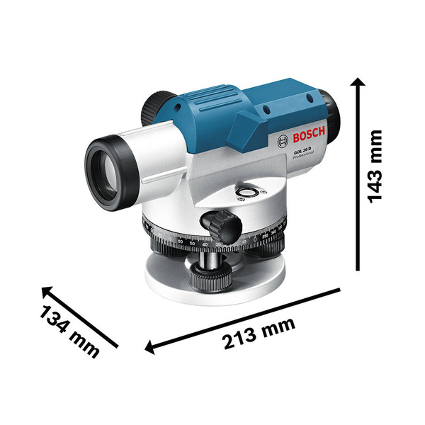 Bosch GOL 26 D + BT 160 + GR 500 Niwelator optyczny - zestaw