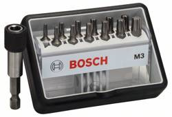 12+1-elem. zestaw bitów do wkrętarek Robust Line M, wersja Extra Hard Bosch 2607002565