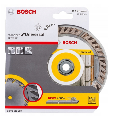 Tarcza diamentowa Bosch 2608615060 o średnicy 125 mm - zestaw 10 szt.