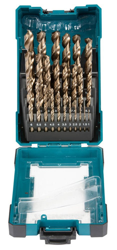 Zestaw 25 szt. wierteł HSS-CO do metalu 1-13mm Makita D-67577